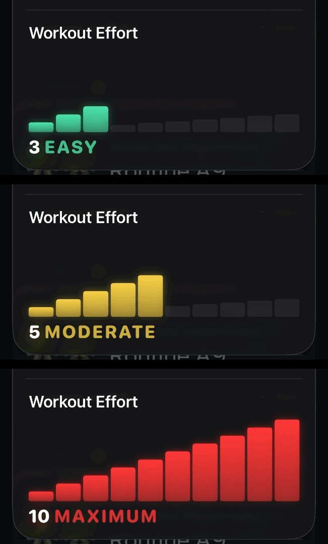 Training Load breathing animation in SmartGym